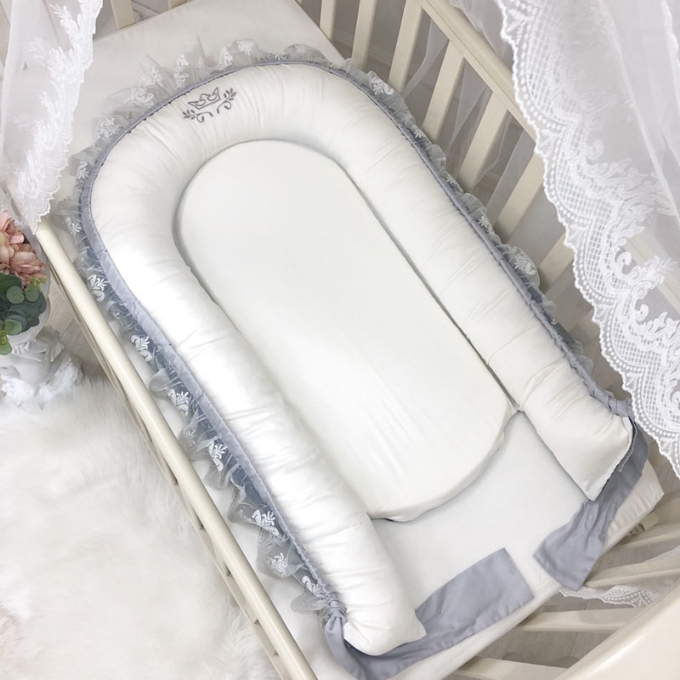 Protectie somn – Baby Nest Fancy albastru regal (6)